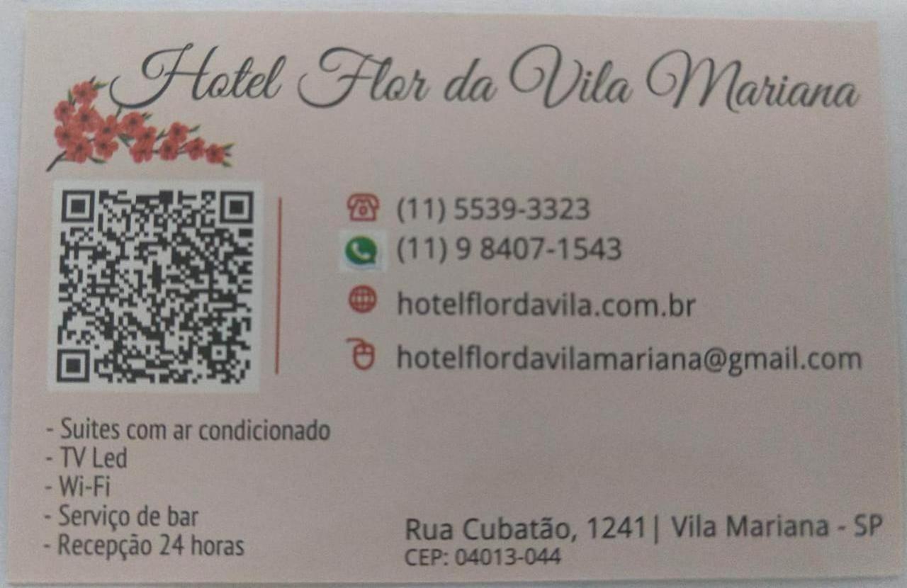 Hotel Flor Da Vila Mariana São Paulo Zewnętrze zdjęcie